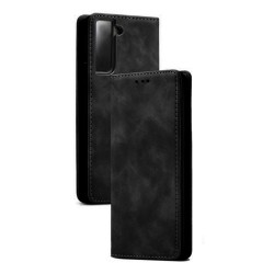 LEATHER FLIP COVER WITH INTERNAL POCKET FOR SAMSUNG GALAXY S22 BLACK LEATHER FLIP COVER WITH INTERNAL POCKET FOR SAMSUNG GALAXY S22 BLACK